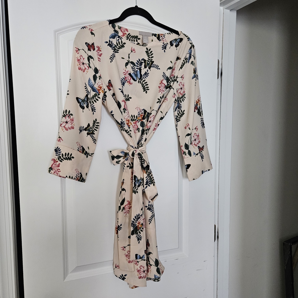 Floral Tie-Back Dress